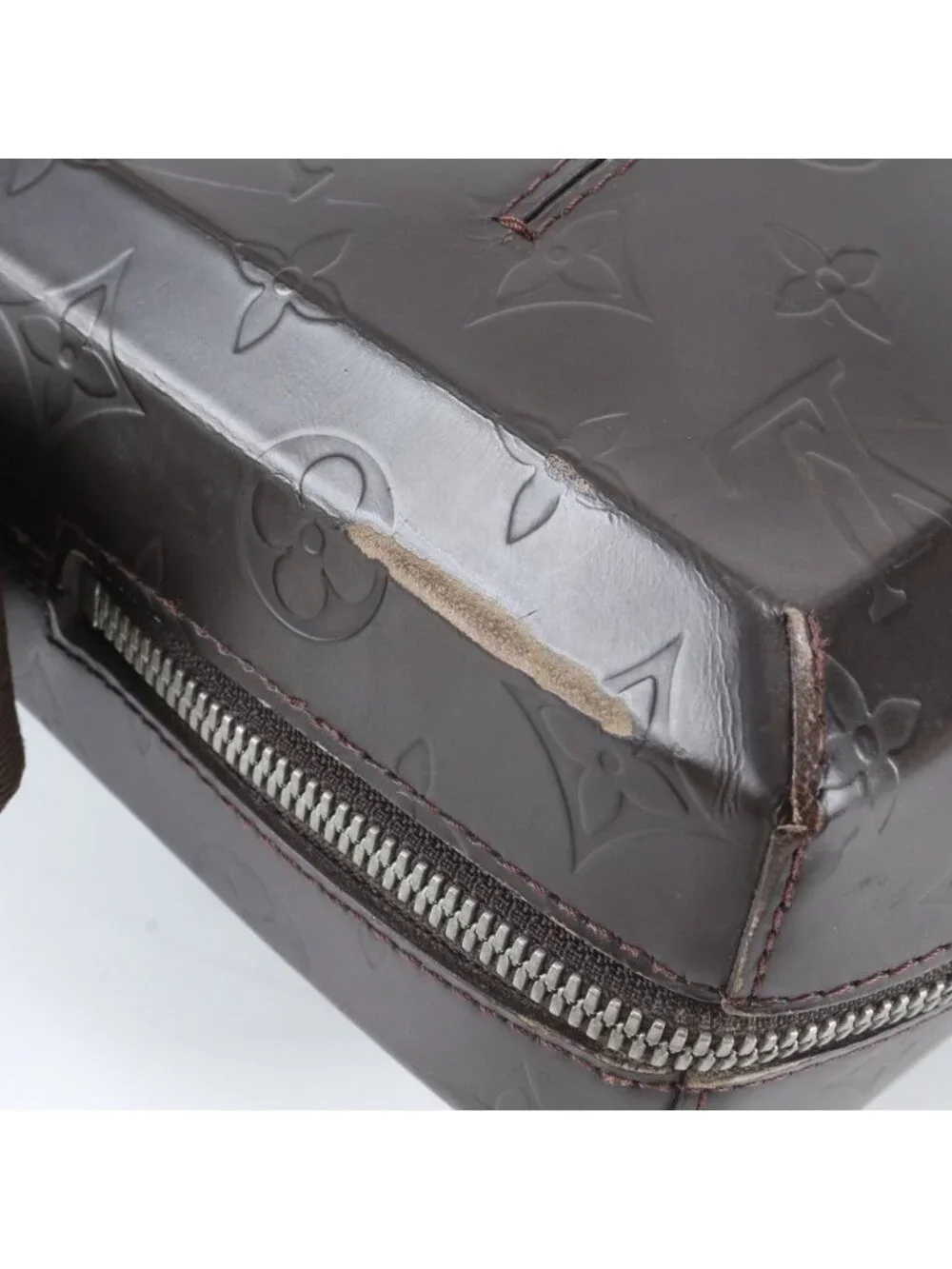 Louis Vuitton Monogram Glace Steve Leather Shoulder Bag Crossbody Business